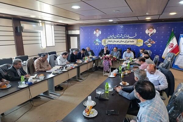 جلسه شورای مسکن شهرستان  دلیجان
