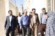 ببینید| بازدید معاون وزیر راه و شهرسازی از محلات هدف بازآفرینی شهری سمنان