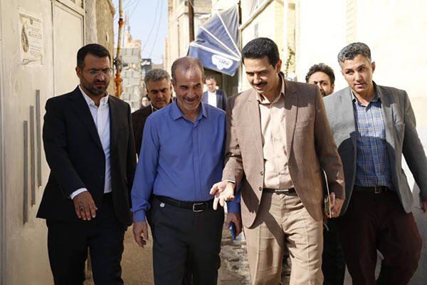 بازدید گلپایگانی از بافت تاریخی سمنان