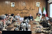 دوره آمورشی ضابطین یگان حفاظت از اراضی خراسان شمالی