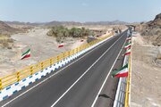 ببینید | افتتاح پل کرحمت شهرستان فنوج در جنوب استان سیستان و بلوچستان
