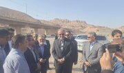 ببینید| بازدید استاندار و مدیر کل راه و شهرسازی سیستان و بلوچستان از عملیات ساخت پل حرمک