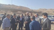 ببینید| بازدید استاندار و مدیر کل راه و شهرسازی سیستان و بلوچستان از عملیات ساخت پل حرمک