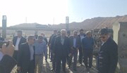 ببینید| بازدید استاندار و مدیر کل راه و شهرسازی سیستان و بلوچستان از عملیات ساخت پل حرمک(2)