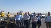 ببینید|  بازدید استاندار و مدیر کل راه و شهرسازی سیستان و بلوچستان از عملیات ساخت بزرگراه زاهدان- بیرجند