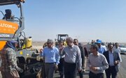 ببینید|  بازدید استاندار و مدیر کل راه و شهرسازی سیستان و بلوچستان از عملیات ساخت بزرگراه زاهدان- بیرجند
