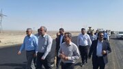 ببینید|  بازدید استاندار و مدیر کل راه و شهرسازی سیستان و بلوچستان از عملیات ساخت بزرگراه زاهدان- بیرجند