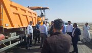 ببینید|  بازدید استاندار و مدیر کل راه و شهرسازی سیستان و بلوچستان از عملیات ساخت بزرگراه زاهدان- بیرجند