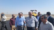 ببینید|  بازدید استاندار و مدیر کل راه و شهرسازی سیستان و بلوچستان از عملیات ساخت بزرگراه زاهدان- بیرجند