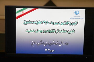 ببینید | قرعه‌کشی واگذاری زمین به ۳۲۸۰ خانواده البرزی در اجرای قانون حمایت از خانواده و جوانی جمعیت