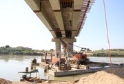 ببینید| آخرین مراحل احداث پل عنافچه بر روی رودخانه کارون در خوزستان