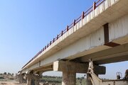 ببینید| آخرین مراحل احداث پل عنافچه بر روی رودخانه کارون در خوزستان