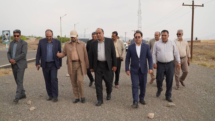 بازدید از باند دوم محور رابر-قناتملک در کرمان  کرمان