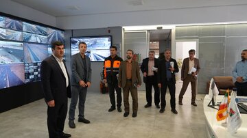 بازدید معاون راهداری سازمان راهداری از مرکز مدیریت راه های استان تهران