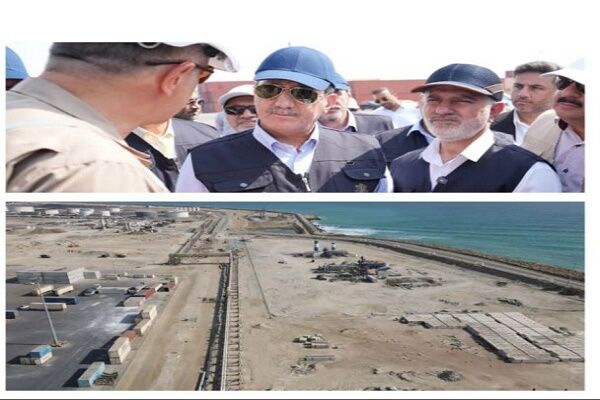 بازدید مدیرعامل سازمان بنادر و دریانوردی از بندر شهید بهشتی چابهار سیستان