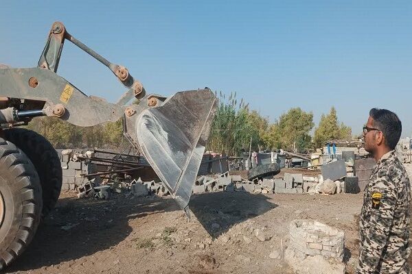بیش از ۷۴۲ هزار متر مربع از اراضی ملی در خوزستان رفع تصرف شد حفاظت خوزستان