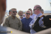 سفر رییس سازمان مدیریت و برنامه ریزی استان فارس به حوزه استحفاظی اداره کل راه وشهرسازی لارستان با محوریت بررسی پروژه های عمرانی این اداره کل