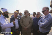 سفر رییس سازمان مدیریت و برنامه ریزی استان فارس به حوزه استحفاظی اداره کل راه وشهرسازی لارستان با محوریت بررسی پروژه های عمرانی این اداره کل