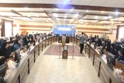 نشست خبری  معاون هماهنگی امور عمرانی استانداری مرکزی و مدیران کل ستادی و اجرایی مرتبط
