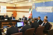 نشست خبری  معاون هماهنگی امور عمرانی استانداری مرکزی و مدیران کل ستادی و اجرایی مرتبط