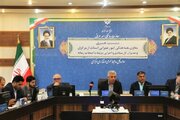نشست خبری  معاون هماهنگی امور عمرانی استانداری مرکزی و مدیران کل ستادی و اجرایی مرتبط