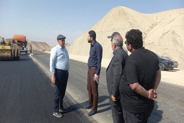 ببینید|بازدید معاون مهندسی و ساخت اداره کل راه و شهرسازی شرق سمنان از روند پیشرفت پروژه قطعه دوم شاهرود - طرود
