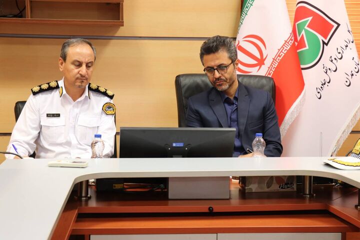 جلسه تحلیل تصادفات جاده همدان