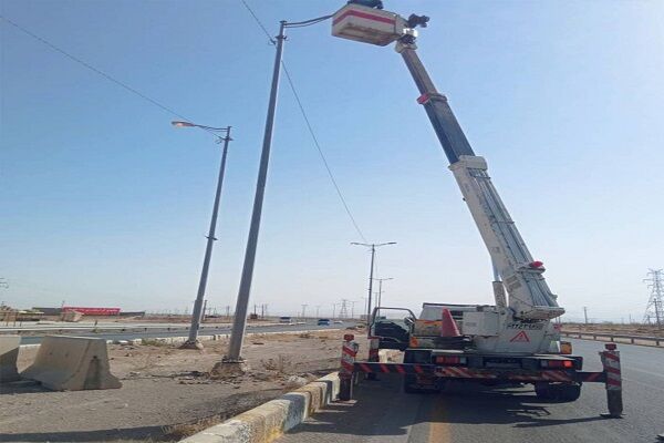 روشنایی محور فاروج – قوچان برقرار شد