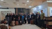 بدرقه بانوان ورزشکار راه و شهرسازی استان قزوین به نخستین المپیاد ورزشی بانوان وزارت راه و شهرسازی
