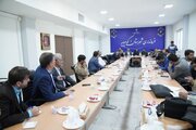 ببینید | نشست مدیرکل راه و شهرسازی استان اصفهان با مسئولان شهرستان کوهپایه جهت اتخاذ تصمیمات راهبردی در راستای اجرای پروژههای عمرانی
