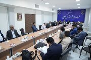 ببینید | نشست مدیرکل راه و شهرسازی استان اصفهان با مسئولان شهرستان کوهپایه جهت اتخاذ تصمیمات راهبردی در راستای اجرای پروژههای عمرانی