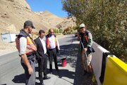 ببینید|بازدید مهندس باقرجوان سرپرست اداره کل راهداری و حمل و نقل جادهای استان البرز از پروژه های در حال اجرای محور کرج_کندوان