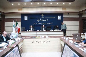 برگزاری هفتمین جلسه کارگروه زیربنایی، توسعه روستایی، عشایری، شهری و آمایش سرزمین و محیط زیست استان قزوین
