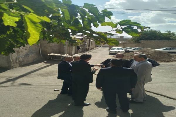 معاونین شرکت بازآفرینی شهری ایران از محله های هدف بازآفرینی شهری زنجان بازدید کردند
