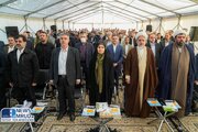 ببینید | آغاز عملیات اجرایی پروژه تعریض و بهسازی آزادراه ساوه _ سلفچگان با حضور وزیر راه و شهرسازی