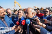 ببینید | آغاز عملیات اجرایی پروژه تعریض و بهسازی آزادراه ساوه _ سلفچگان با حضور وزیر راه و شهرسازی