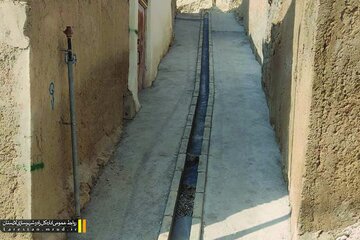 پروژه بهسازی و احیای شبکه دفع آب‌های سطحی محله ی پشتویه در شهر لار به نیمه راه رسید