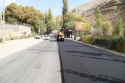 ببینید| پروژه عملیات روکش آسفالت محور کرج-کندوان کیلومتر 20 الی 25