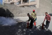 ببینید | برگزاری دوره آموزشی اطفای حریق و خروج اضطراری در اداره کل راه و شهرسازی استان البرز