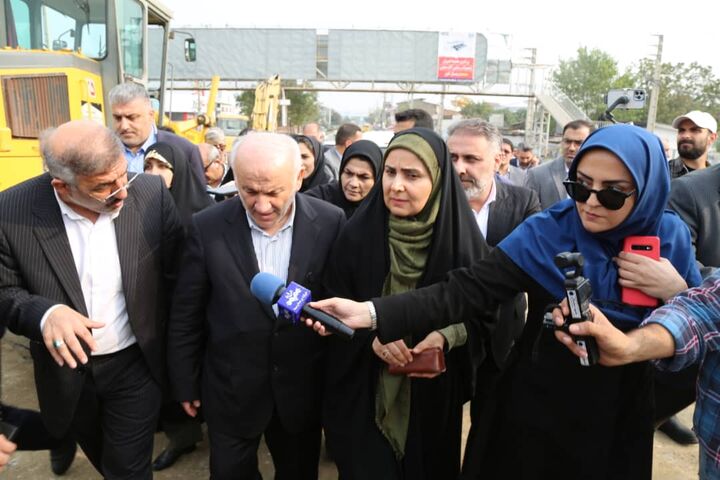 پل سهراهی جویبار تا دو ماه آینده به بهرهبرداری میرسد وزیر