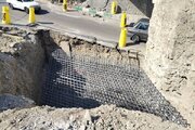 ببینید|عملیات تعریض آزادراه کرج-تهران لاین جنوبی حدفاصل پل استاندارد تا پل فردیس