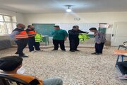 ببینید| برگزاری همایش و ارتقاء سطح ایمنی تردد دانش آموزان حاشیه راه ها در روستای احمدآباد مصدق شهرستان نظرآباد
