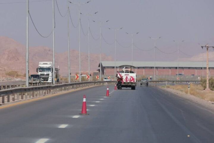 ️انجام بیش از ۳۵۰۰ کیلومتر خط‌کشی در محورهای استان کرمان