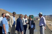بازدید مدیرکل راه و شهرسازی خراسان شمالی از محور بجنورد – جنگل گلستان / تأکید میرکریمی بر تسریع عملیات اجرایی و رعایت ایمنی مسیر