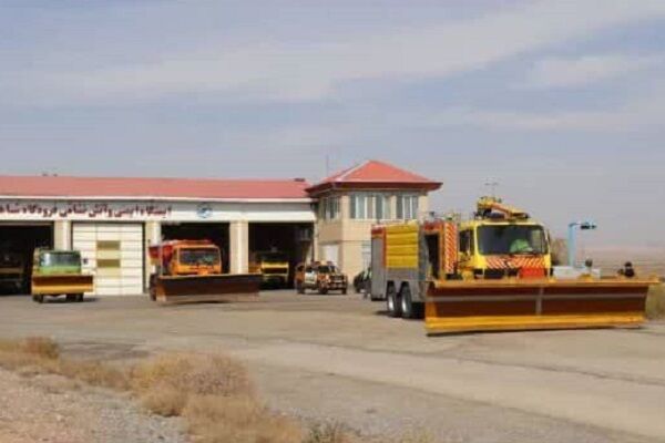 برگزاری مانور عملیات زمستانی فرودگاه شهدای شاهرود یبلیبلش