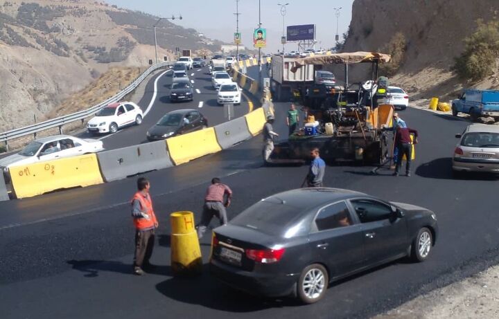 بهسازی، روکش آسفالت و خطکشی ۶ کیلومتر از محور تهران – شمیرانات بهسازی، روکش آسفالت و خطکشی ۶ کیلومتر از محور تهران – شمیرانات