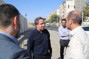 بازدید معاون وزیر راه و شهرسازی و مدیرعامل شرکت بازآفرینی شهری ایران و مدیرکل راه و شهرسازی استان البرز از اراضی جواد آباد کرج