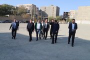 بازدید معاون وزیر راه و شهرسازی و مدیرعامل شرکت بازآفرینی شهری ایران، مدیرکل راه و شهرسازی استان البرز، نماینده مردم کرج در مجلس شورای اسلامی و شهردار گرمدره از 120 پلاک ریزدانه حاشیه راهآهن گرمدره