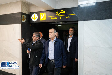 ببینید | بازدید رئیس جمهور از خطوط راه‌آهن حومه‌ای استان تهران