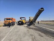 آغاز پروژه بهسازی محور انار - شهربابک